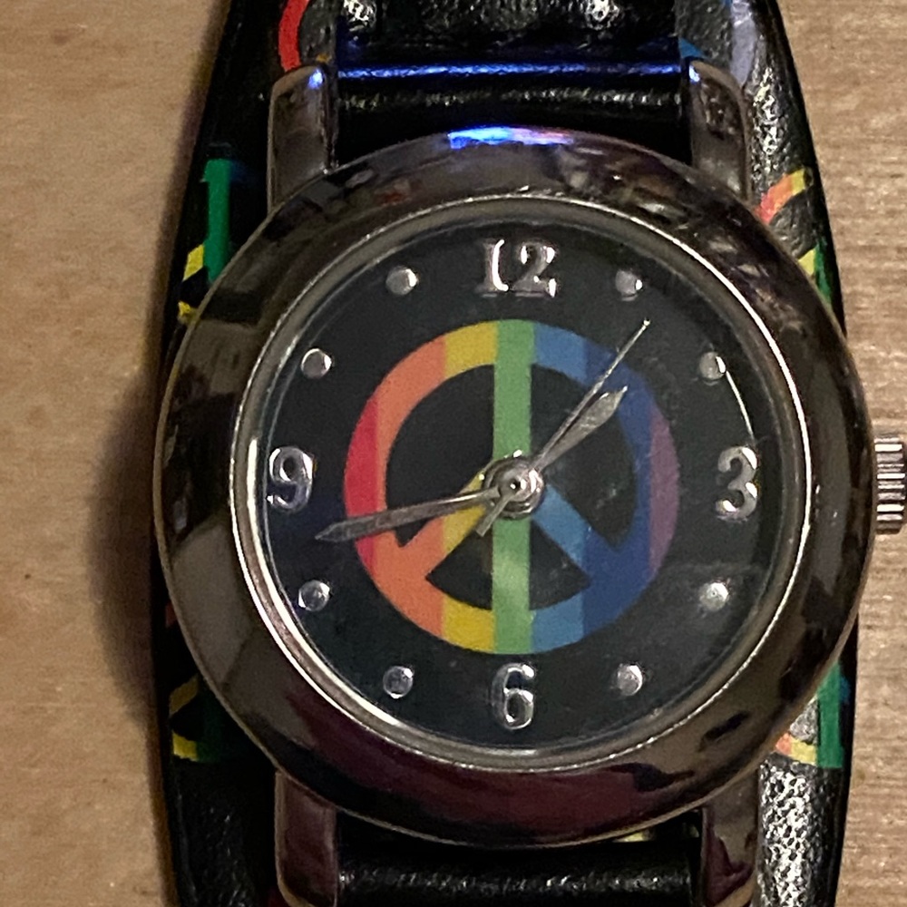 Peace Rainbow Watch - Picture 1 of 5
